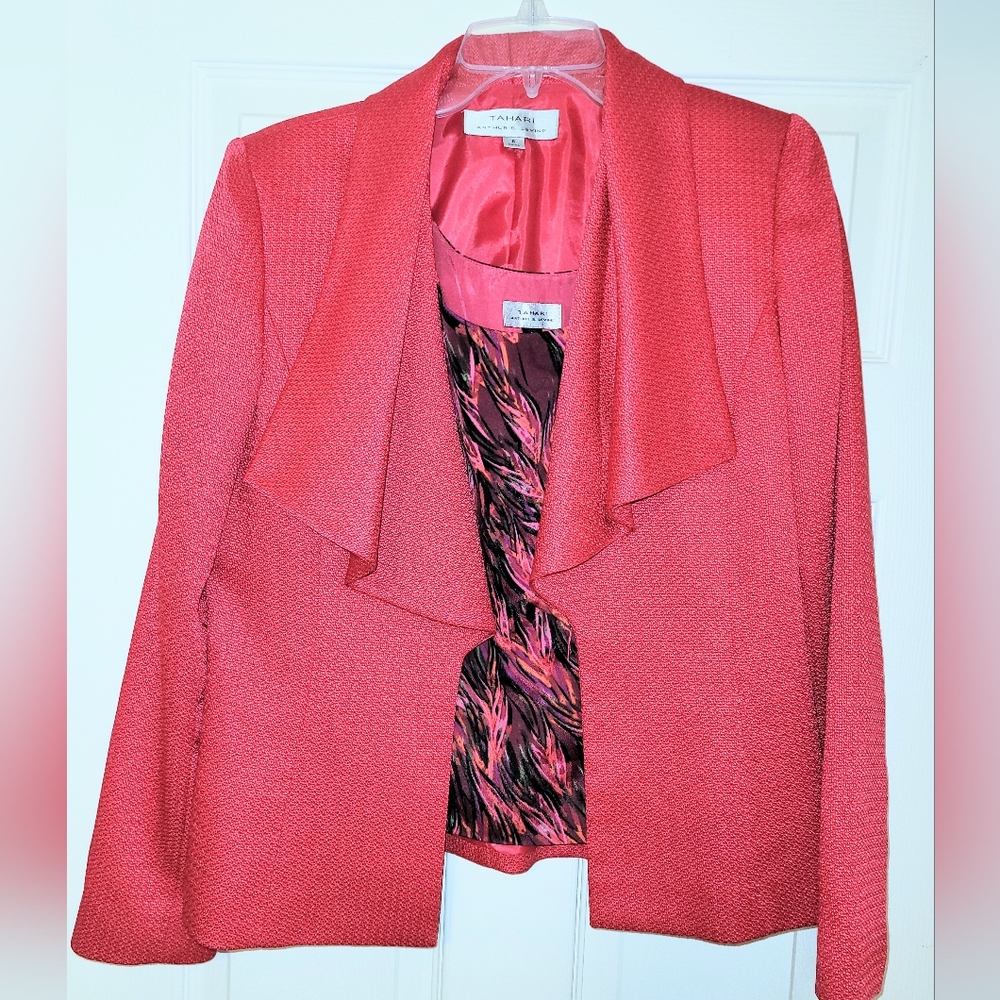 Tahari Top and Blazer Set